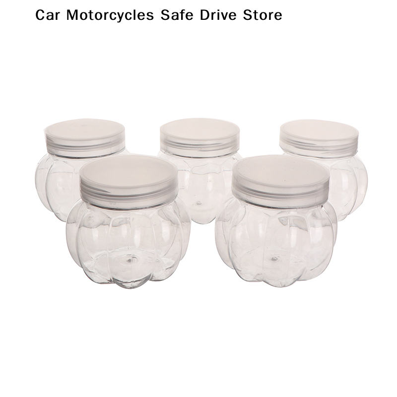 Meal Prep Jar - 5Pcs 150ml Pumpkin Jar Transparent Plastic