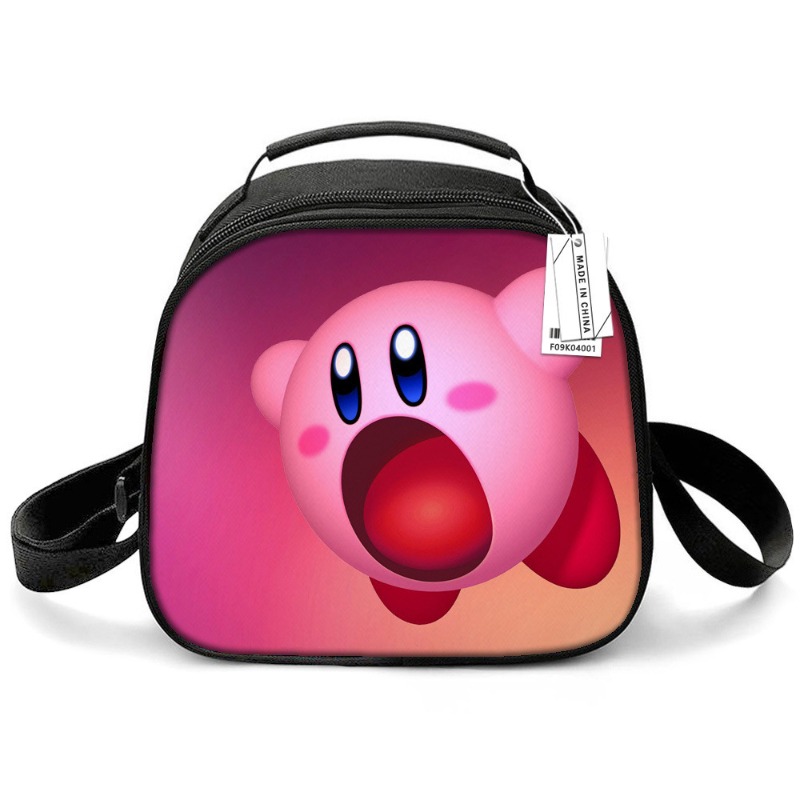 Meal Prep Bag - Kirby Game Cute Cartoon Print Insulated
