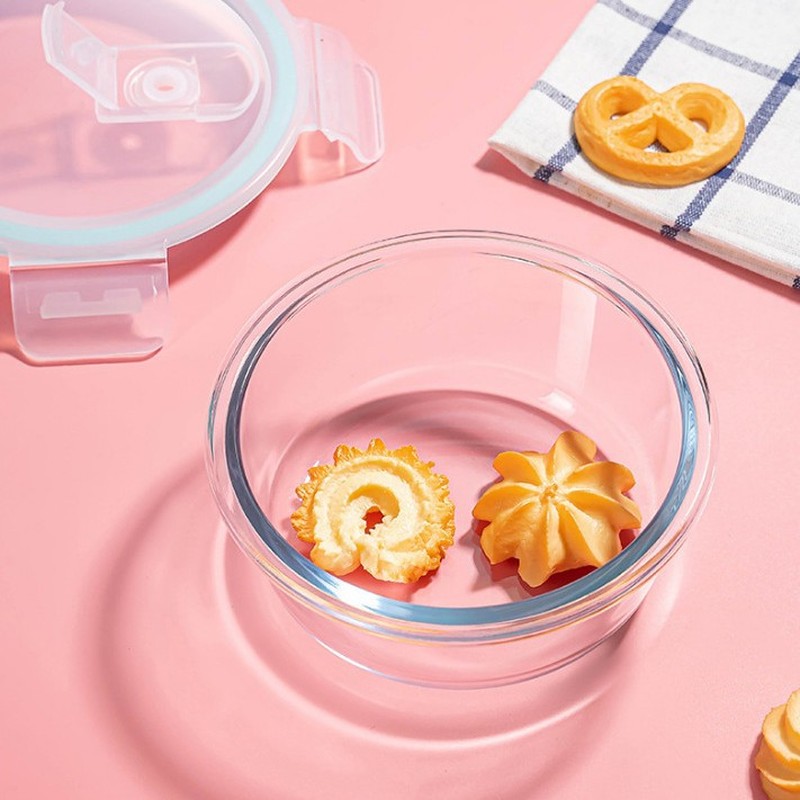 Meal Prep For Office - Home Kitchen Minimalist Glass Lunch Box
