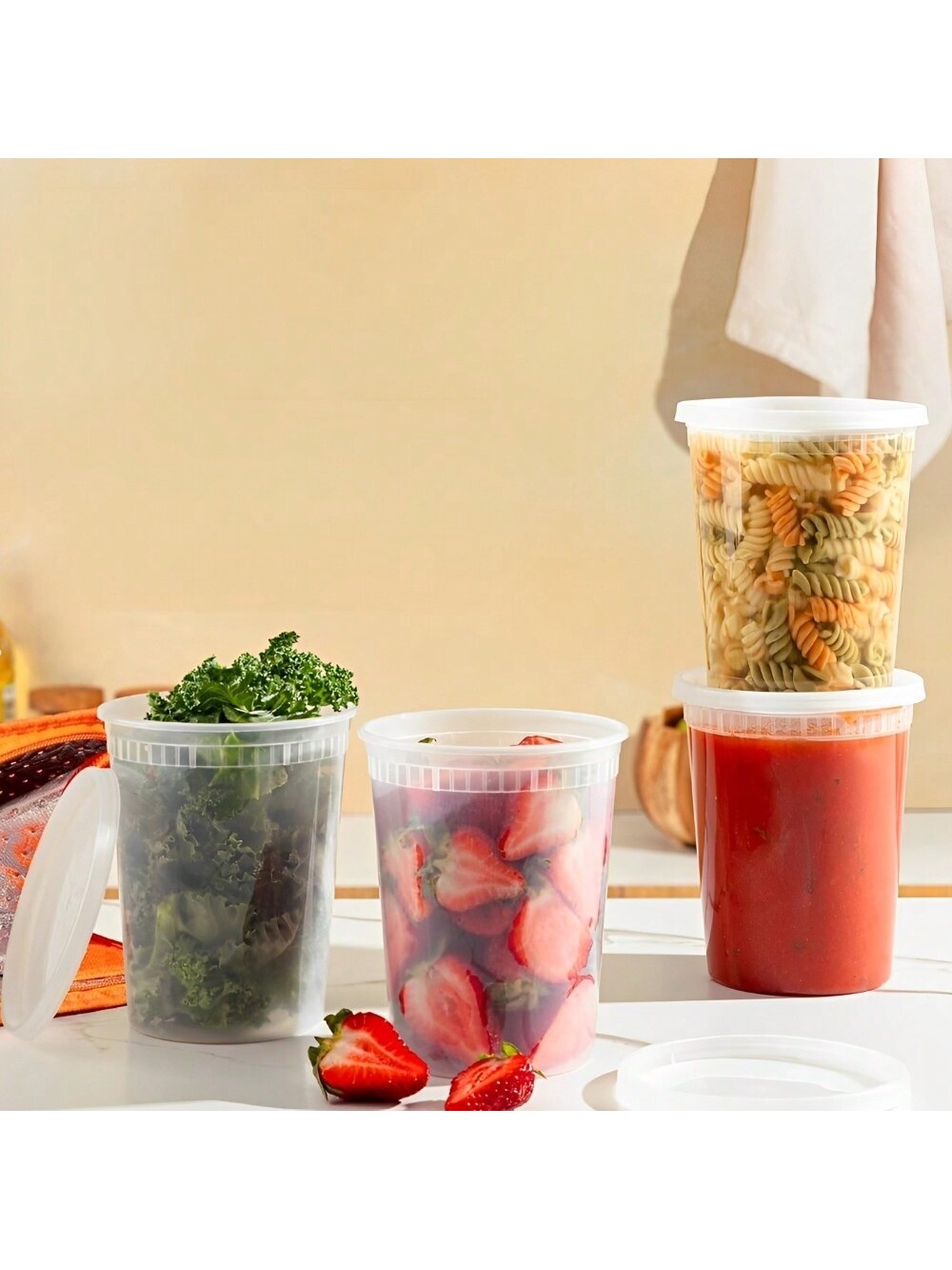 24Pack 32oz Deli Containers wi - огляд і ціна Meal Prep Ideas