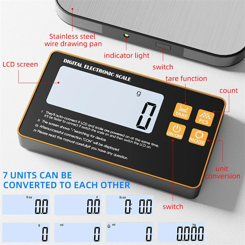 Wireless Kitchen Scale with Re - огляд і ціна Meal Prep Ideas