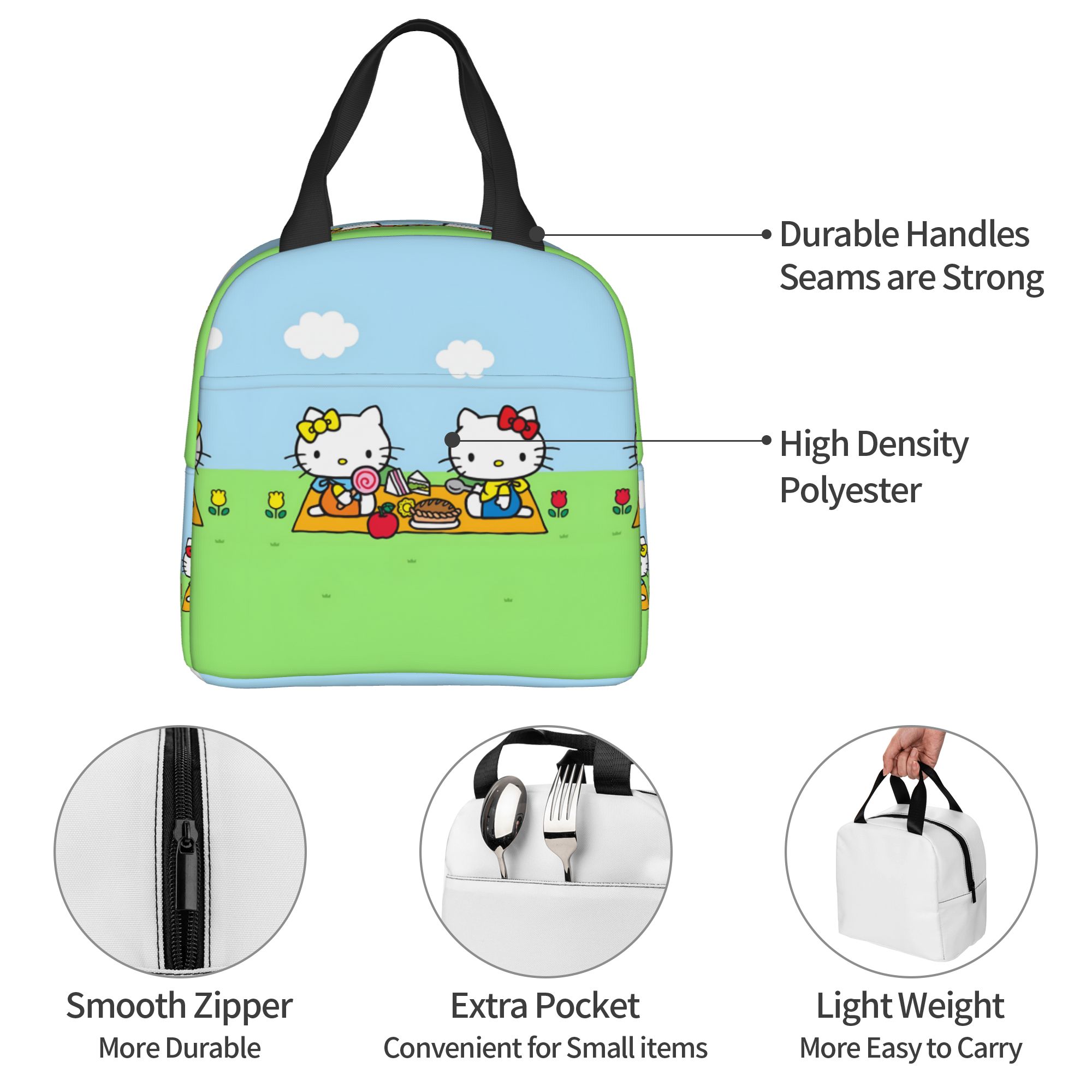 Custom Kitties Kitten Portable - огляд і ціна Meal Prep Bag
