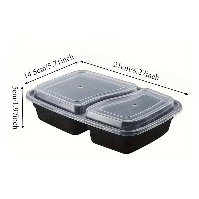 10Sets Disposable Food Storage - огляд і ціна Meal Prep Tupperware