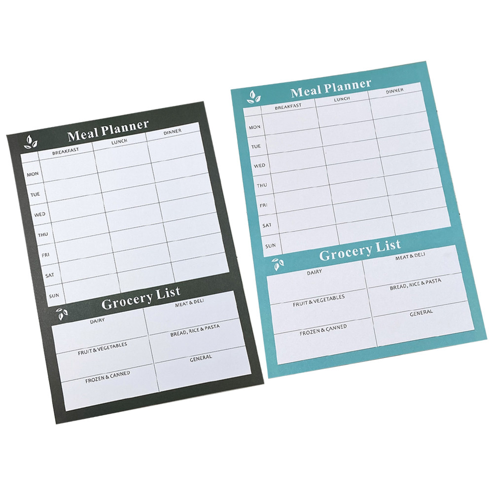 2Pcs Dietary Planning Notebook - огляд і ціна Meal Prep Grocery List