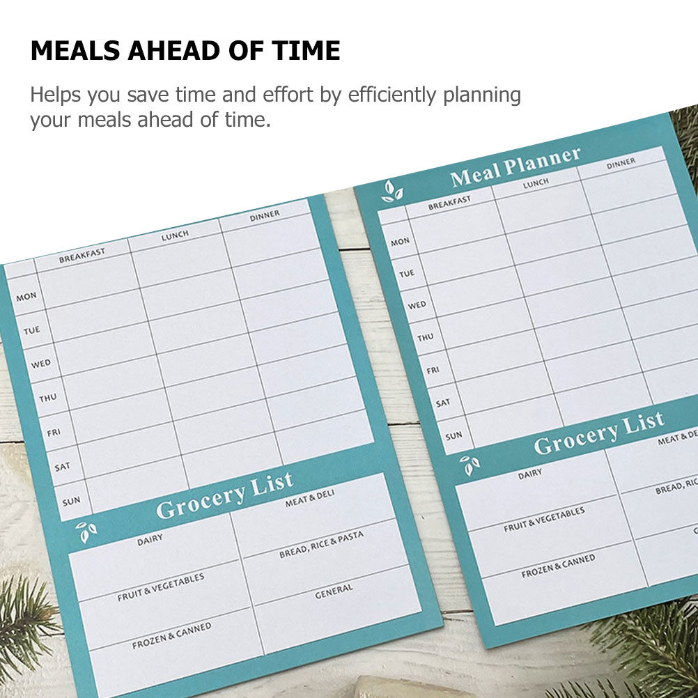 2Pcs Dietary Planning Notebook - огляд і ціна Meal Prep Grocery List