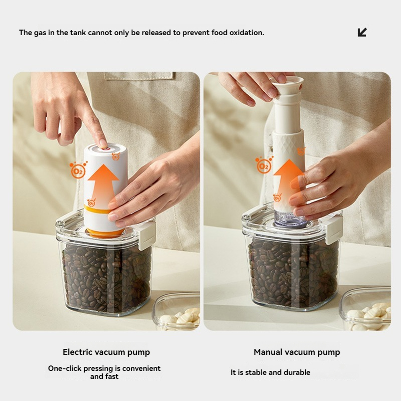 Vacuum Seal Container Coffee B - огляд і ціна Meal Prep Jar