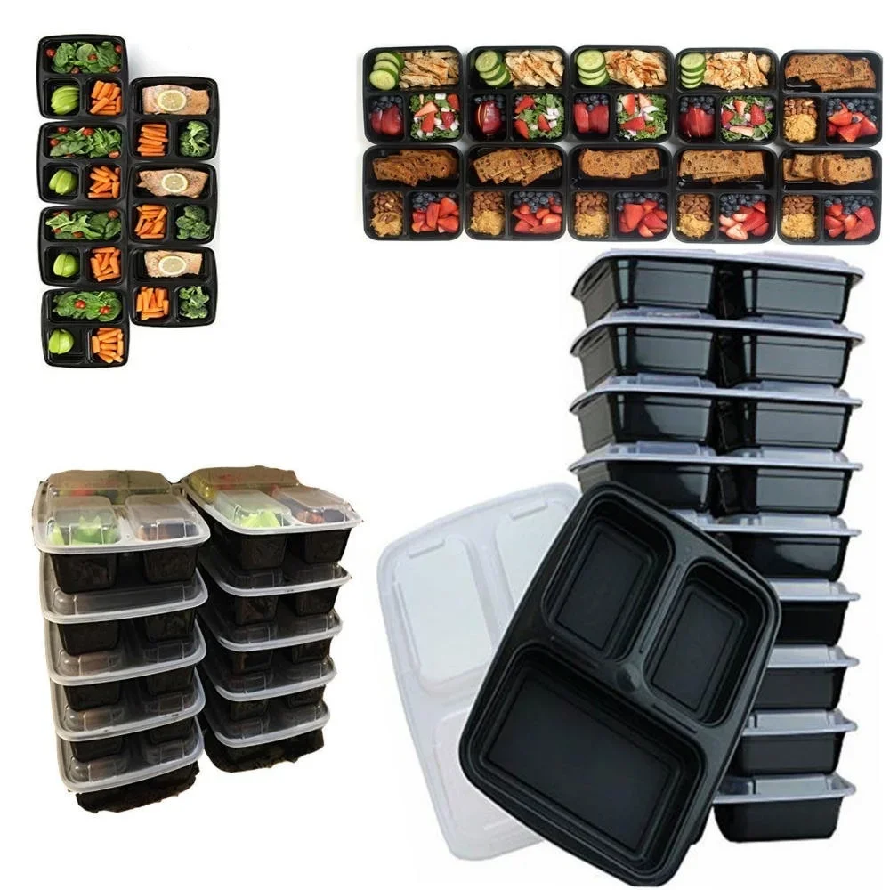 7 Pack 3 Compartment Meal Prep - огляд і ціна Meal Prep Tupperware