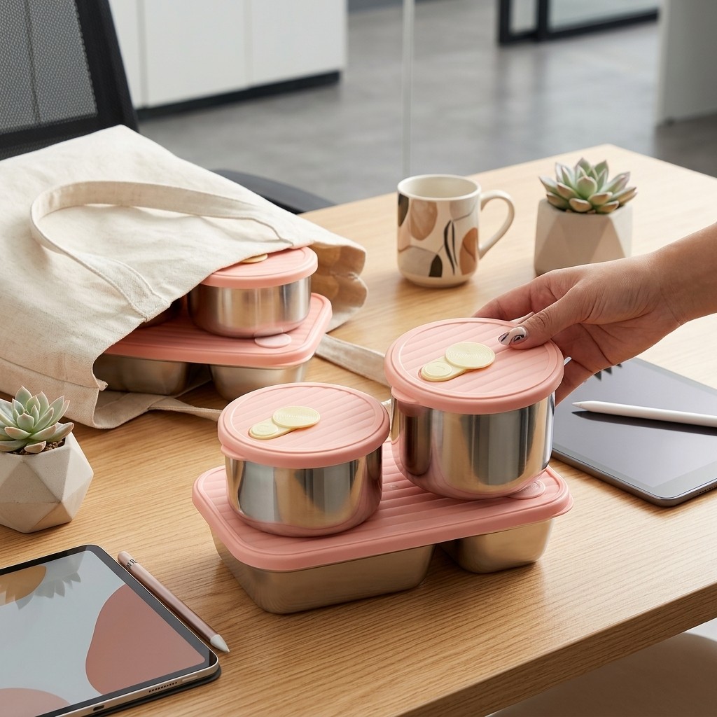 Microwave Safe 304 Stainless S - огляд і ціна Meal Prep For Office