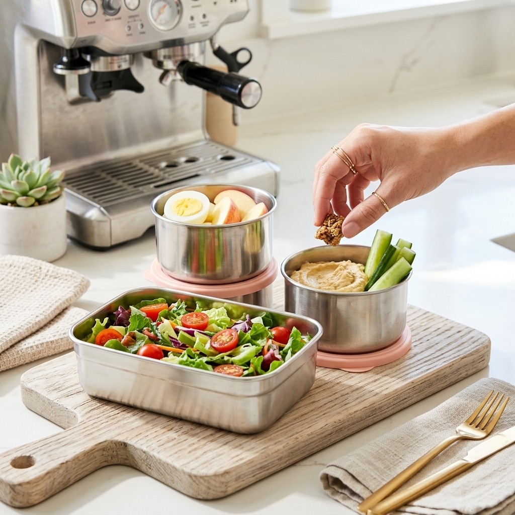 Microwave Safe 304 Stainless S - огляд і ціна Meal Prep For Office