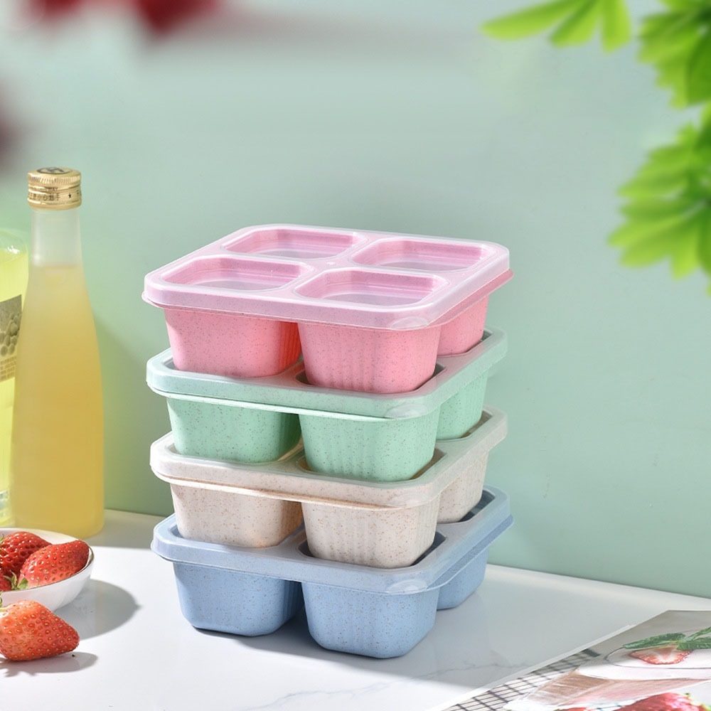 1pc Reusable Wheat Straw 4 Com - огляд і ціна Meal Prep Ideas