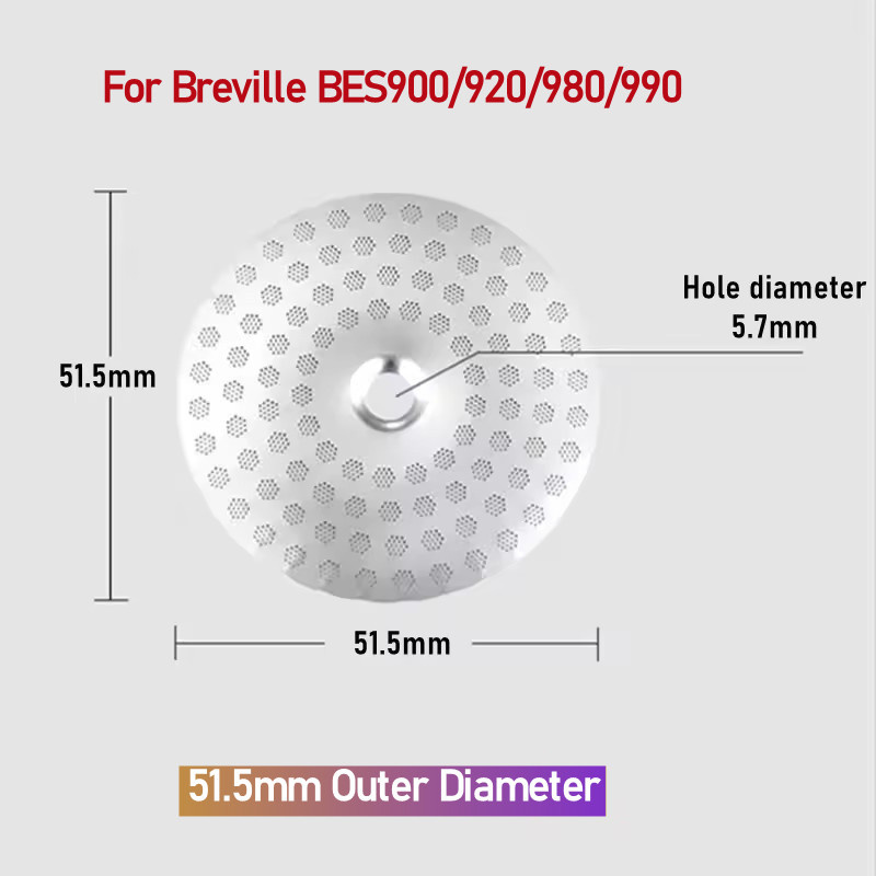 Stainless Steel Shower Screen  - огляд і ціна Breville Espresso Bes870