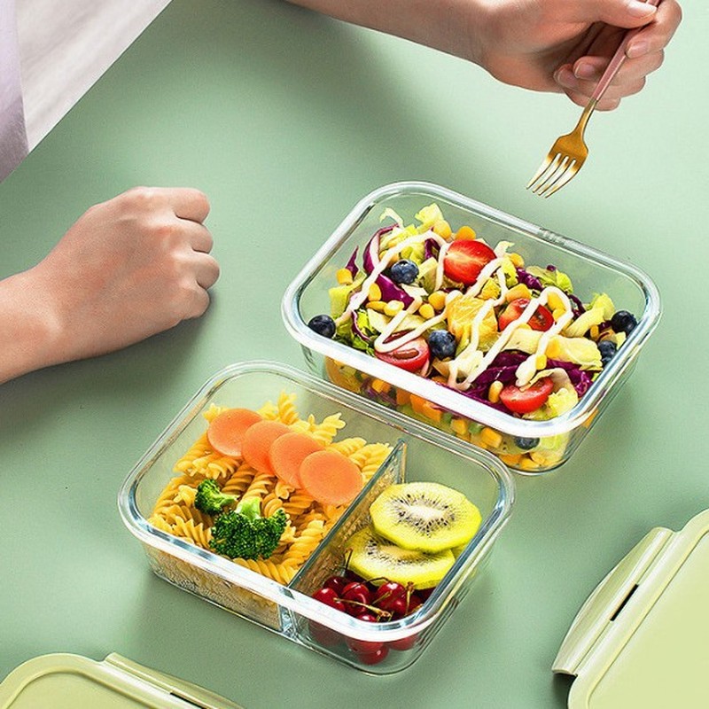 Home Kitchen Minimalist Glass  - огляд і ціна Meal Prep For Office