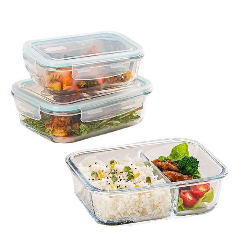 Home Kitchen Minimalist Glass  - огляд і ціна Meal Prep For Office