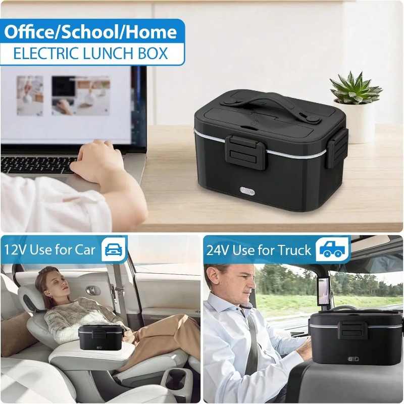100W Electric Heated Lunch Box - огляд і ціна Meal Prep Bag
