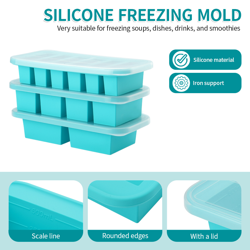 2 or 3-piece Silicone Freezer  - огляд і ціна Meal Prep Ideas