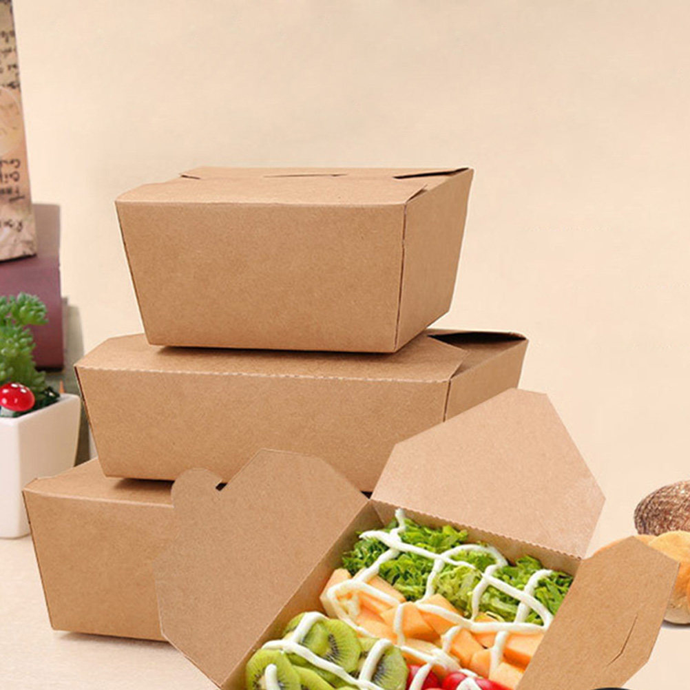 20Pcs Kraft Paper Lunch Box 80 - огляд і ціна Meal Prep For A Day