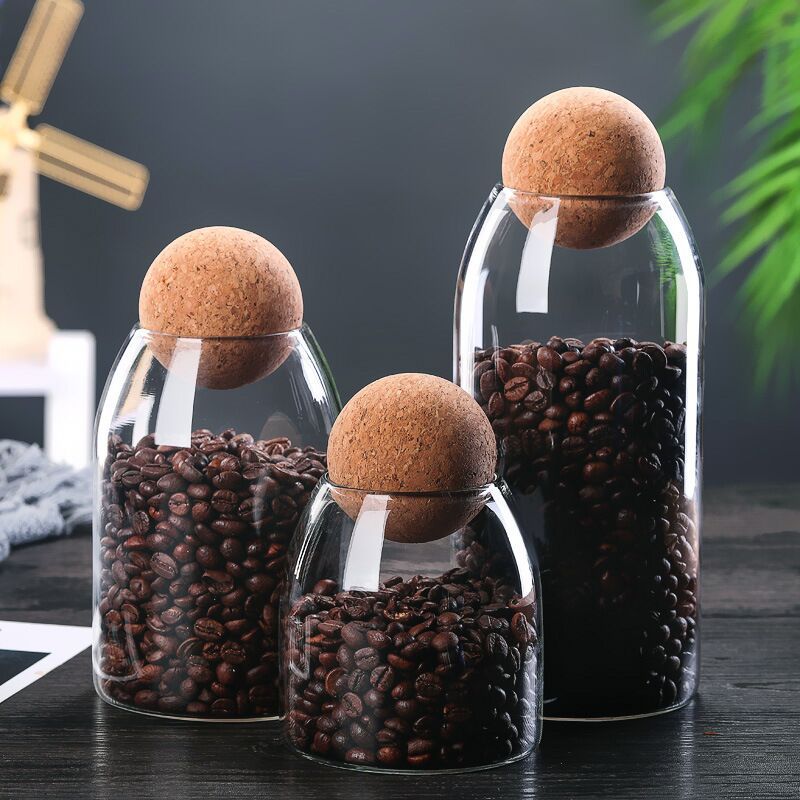 Clear Practical Wood Cork Glas - огляд і ціна Meal Prep Jar