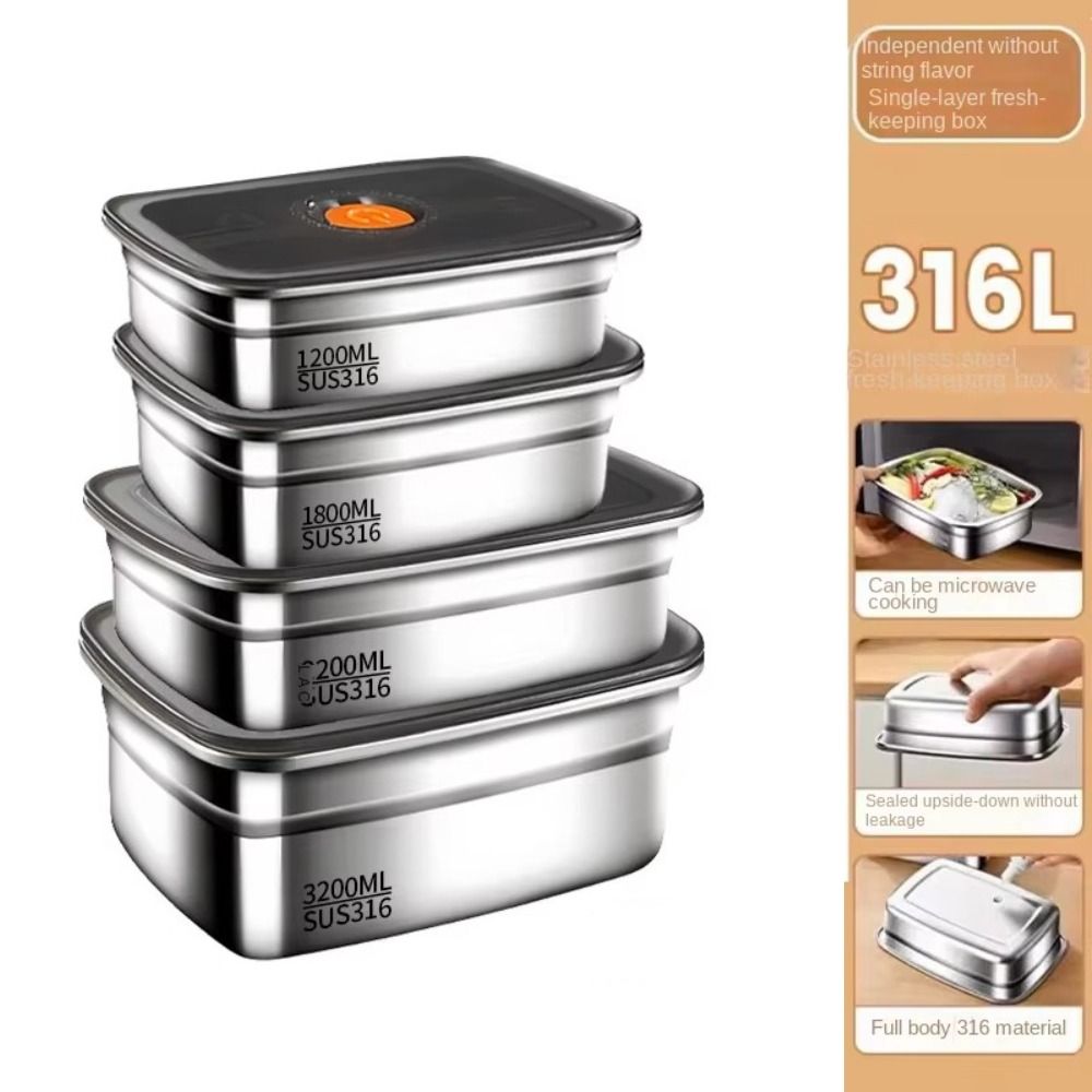 Stainless Steel Camping Lunch  - огляд і ціна Meal Prep Tupperware
