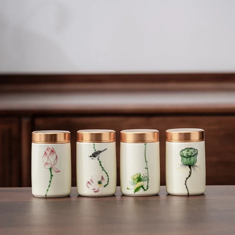 4PCS/LOT Boutique ceramics Tea - огляд і ціна Meal Prep Jar