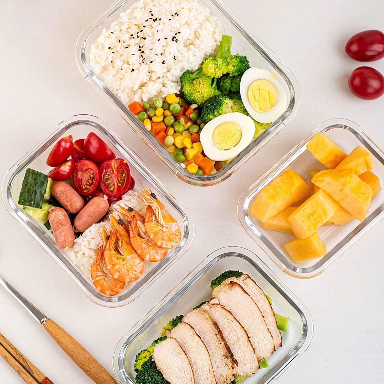 10 Pack Glass Meal Prep Contai - огляд і ціна Meal Prep Container