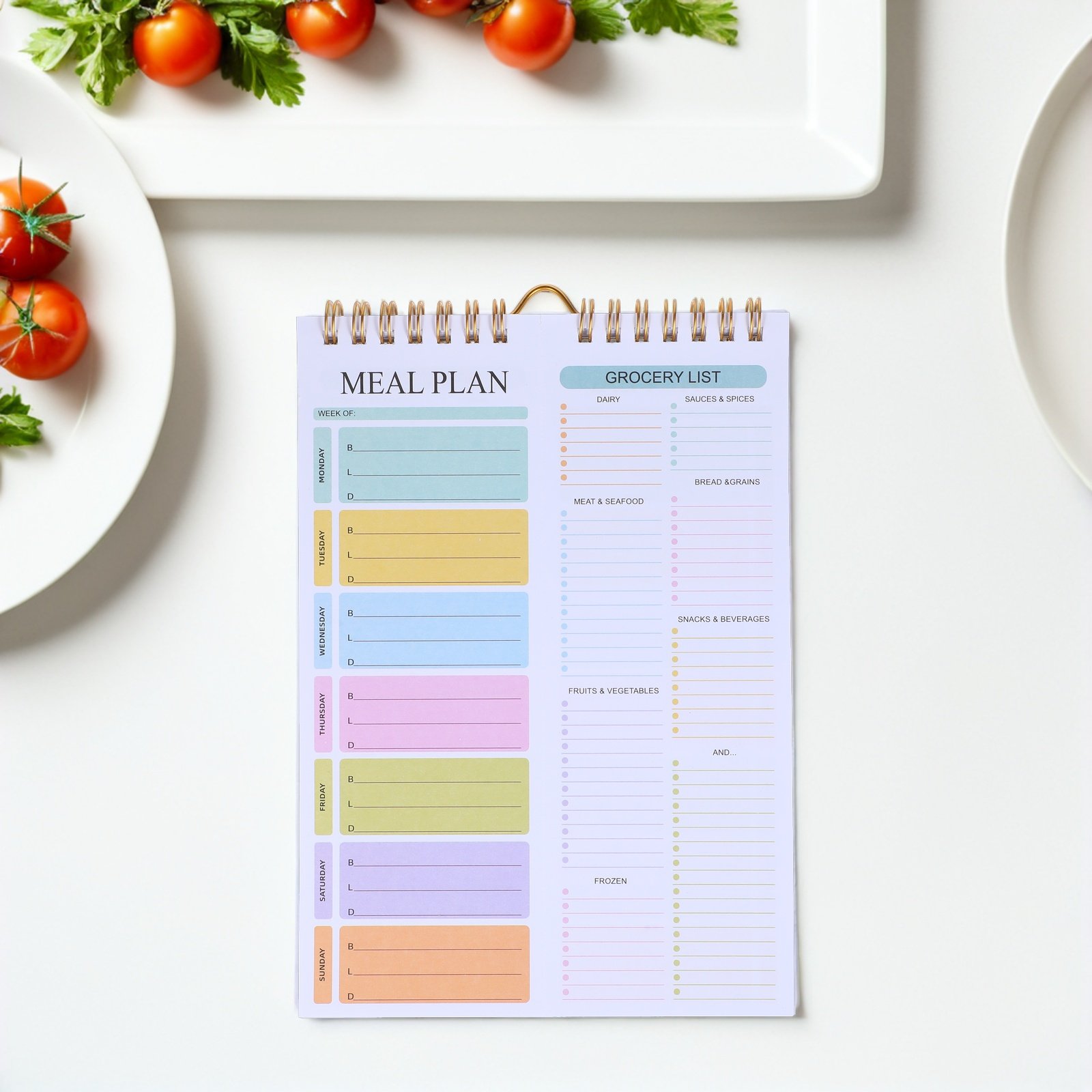 52Sheets A5 Weekly Meal Planne - огляд і ціна Meal Prep Grocery List