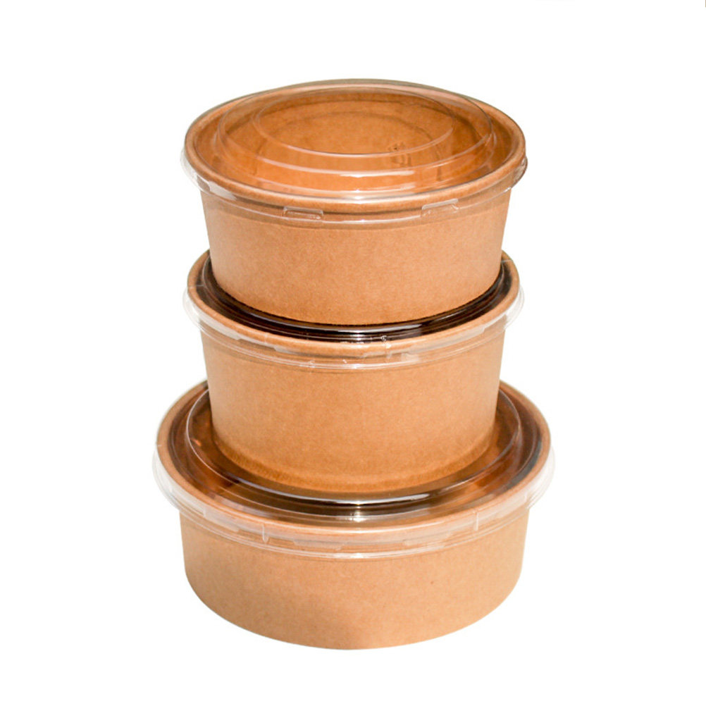 20Pcs Kraft Paper Bowls Leakpr - огляд і ціна Meal Prep Container