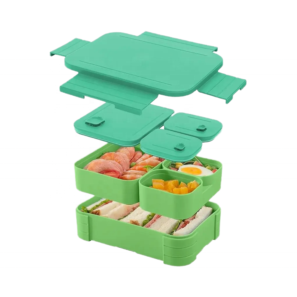 Modern Bento Lunch Box 4 Compa - огляд і ціна Meal Prep For Office