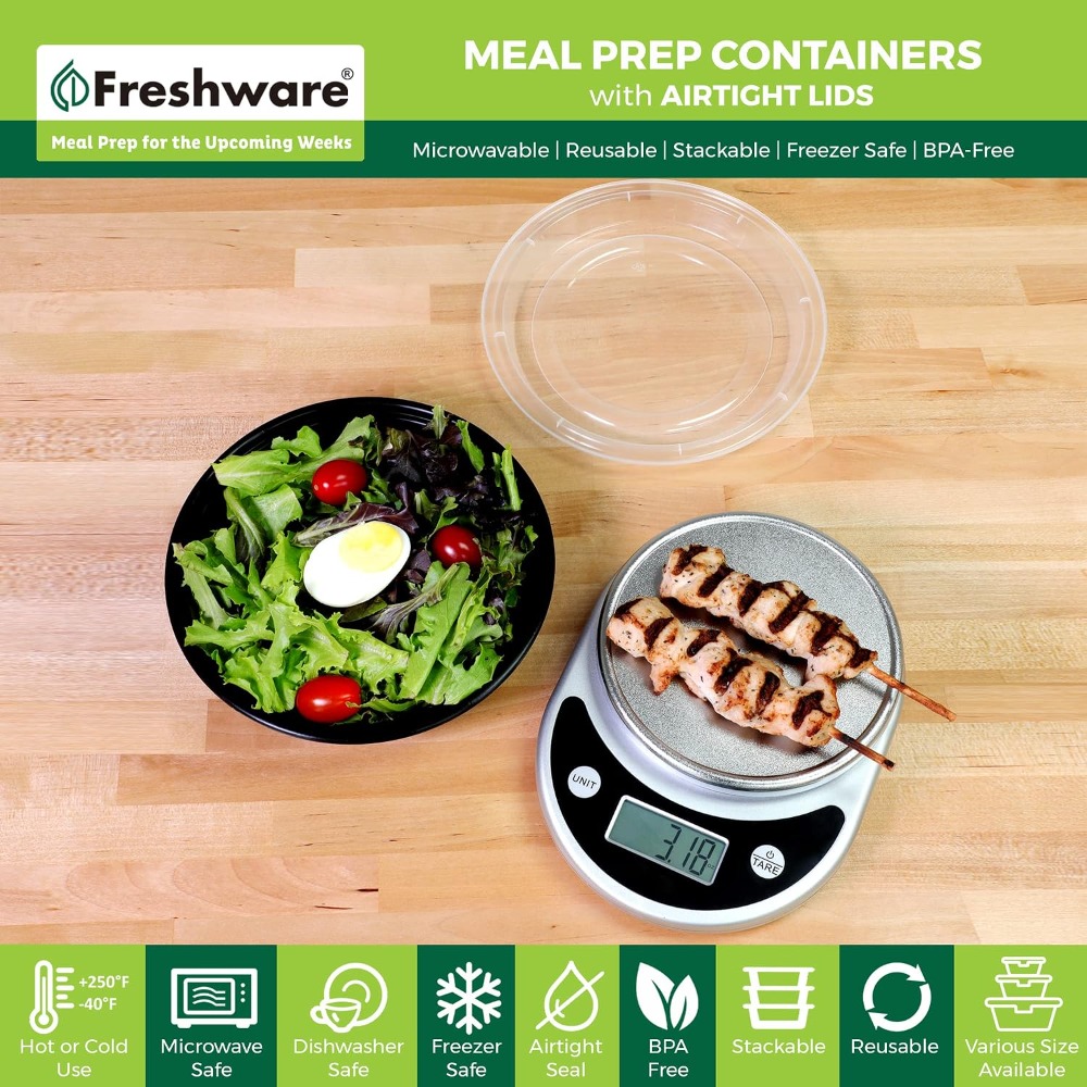 Meal Prep Containers with Lids - огляд і ціна Meal Prep Container