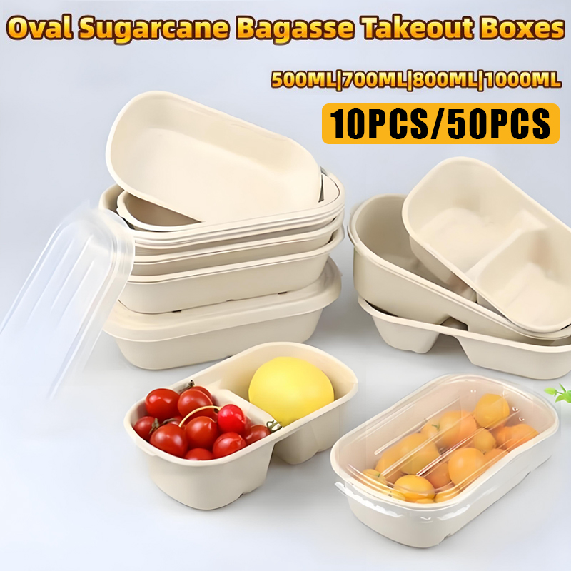 10/50PCS Disposable Takeaway B - огляд і ціна Meal Prep Tupperware