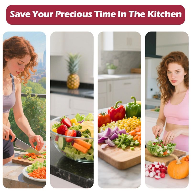 AS63-Kitchen Gadget Fruit Dice - огляд і ціна Veggie Chopper Cup