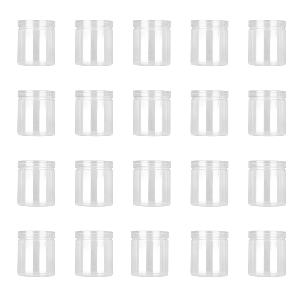 20pcs 500ml Plastic Jar with L - огляд і ціна Meal Prep Jar
