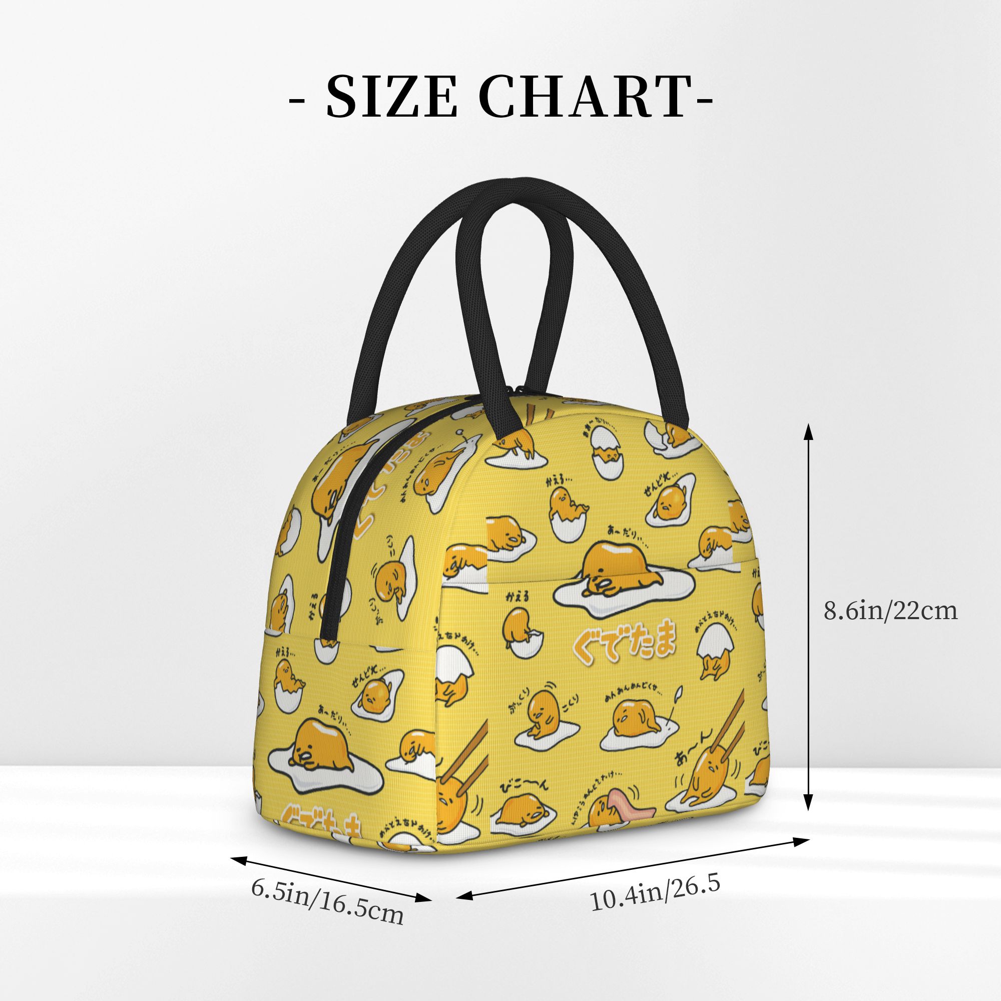 Gudetama Cute Egg Cartoon Insu - огляд і ціна Meal Prep Bag