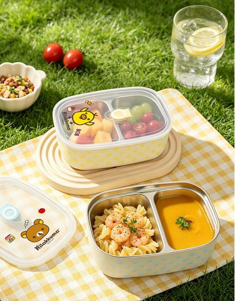 Rilakkuma Stainless Steel Bent - огляд і ціна Meal Prep For Office
