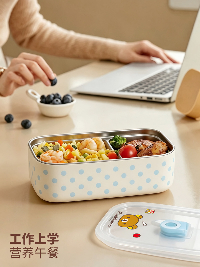 Rilakkuma Stainless Steel Bent - огляд і ціна Meal Prep For Office