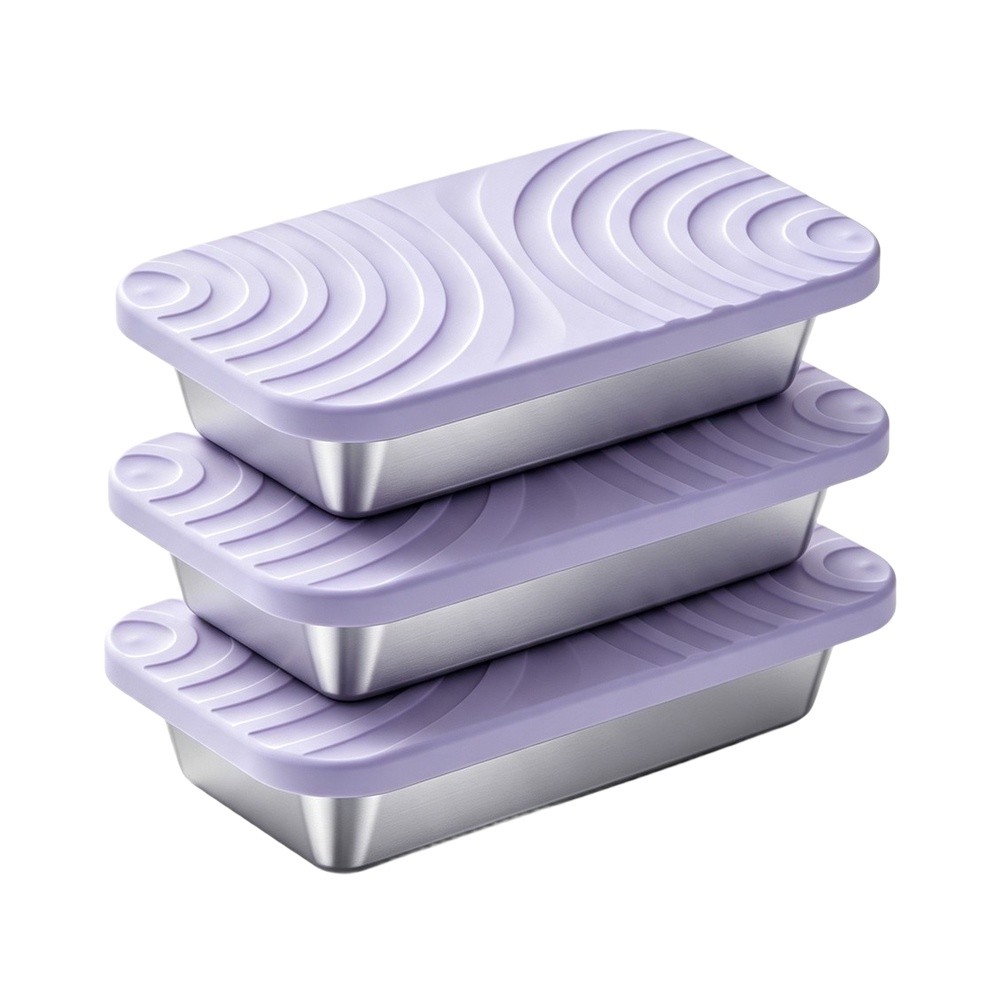 Lunch Box Set 3PCS 800ml 304 S - огляд і ціна Meal Prep Weekly