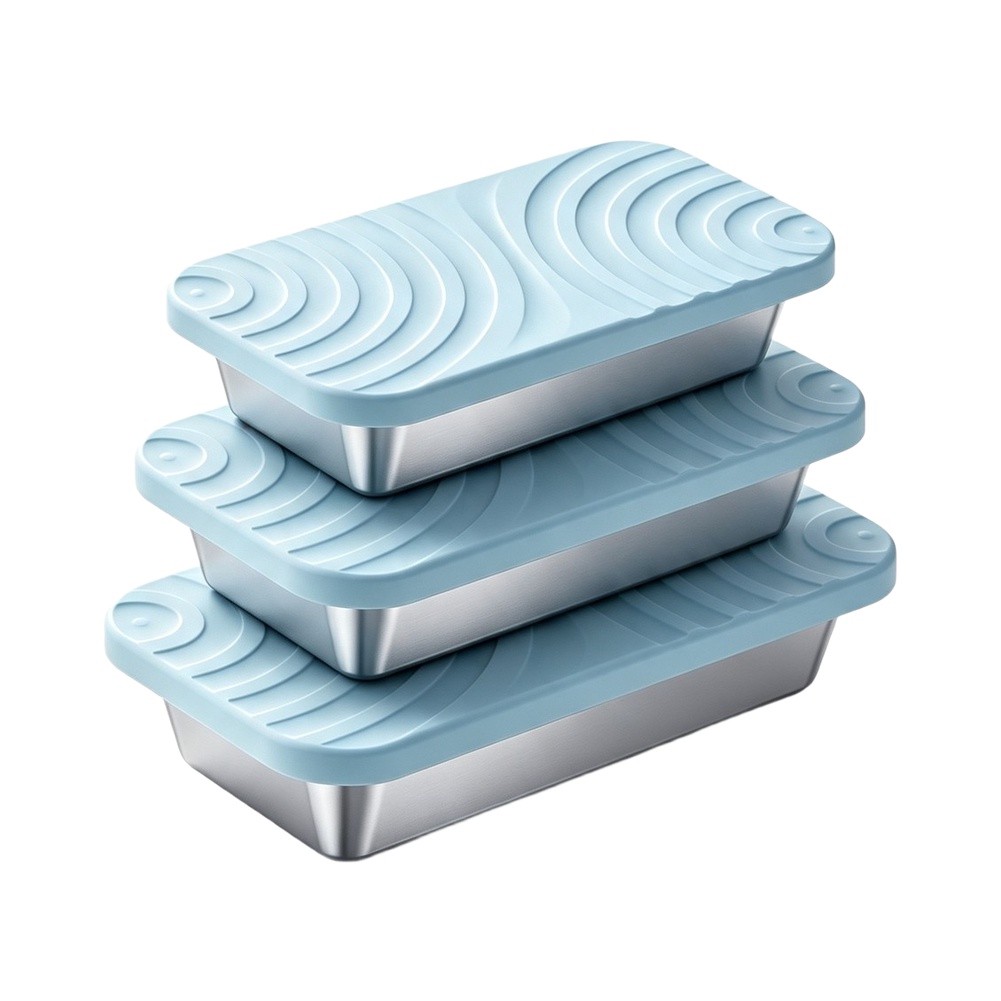 Lunch Box Set 3PCS 800ml 304 S - огляд і ціна Meal Prep Weekly