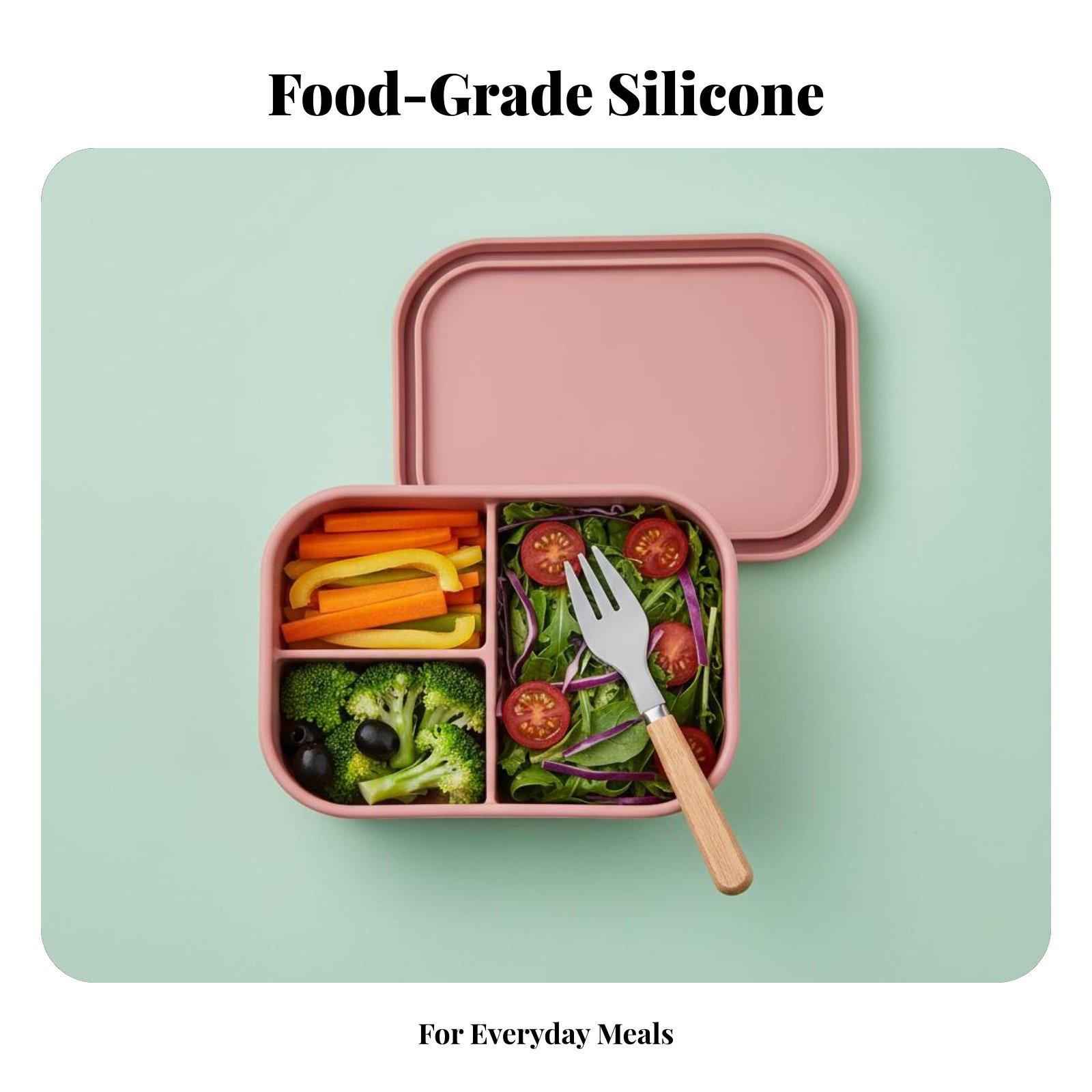 Food Grade Silicone Lunch Box, - огляд і ціна Meal Prep For Office