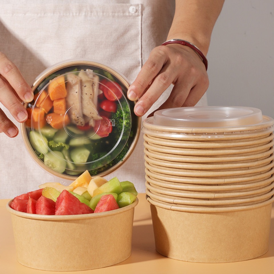 5/10/20PCS Kraft Paper Bowls w - огляд і ціна Meal Prep For A Day