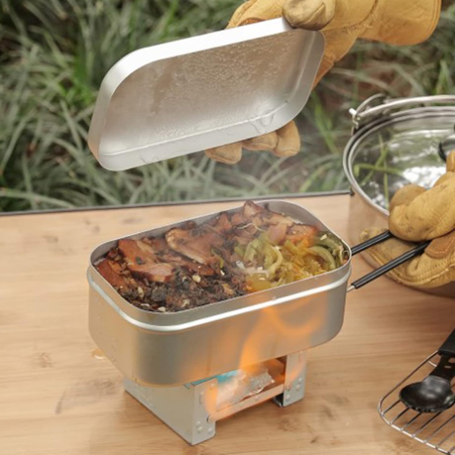 Foldable Bento Box Handle, Lun - огляд і ціна Meal Prep Container