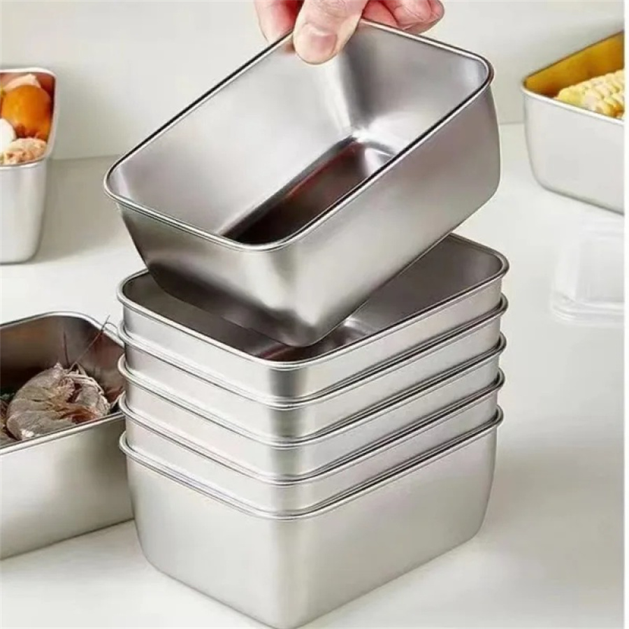 1/3/5pcs Stainless Steel Food  - огляд і ціна Meal Prep Tupperware