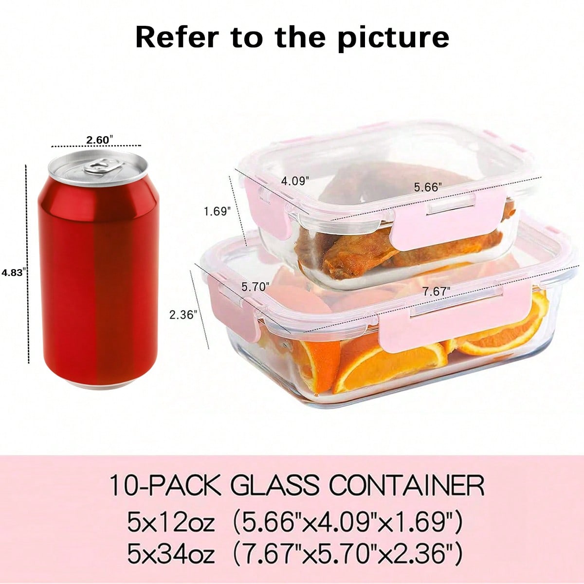 10 Pack Glass Meal Prep Contai - огляд і ціна Meal Prep For Office