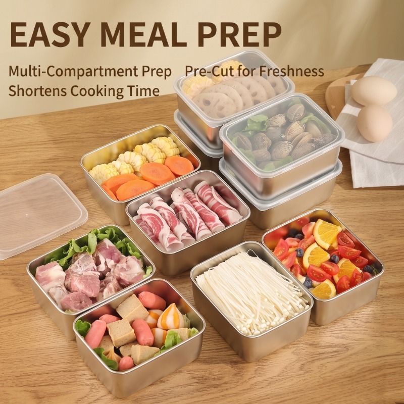 Stainless Steel Food Storage C - огляд і ціна Meal Prep For Office