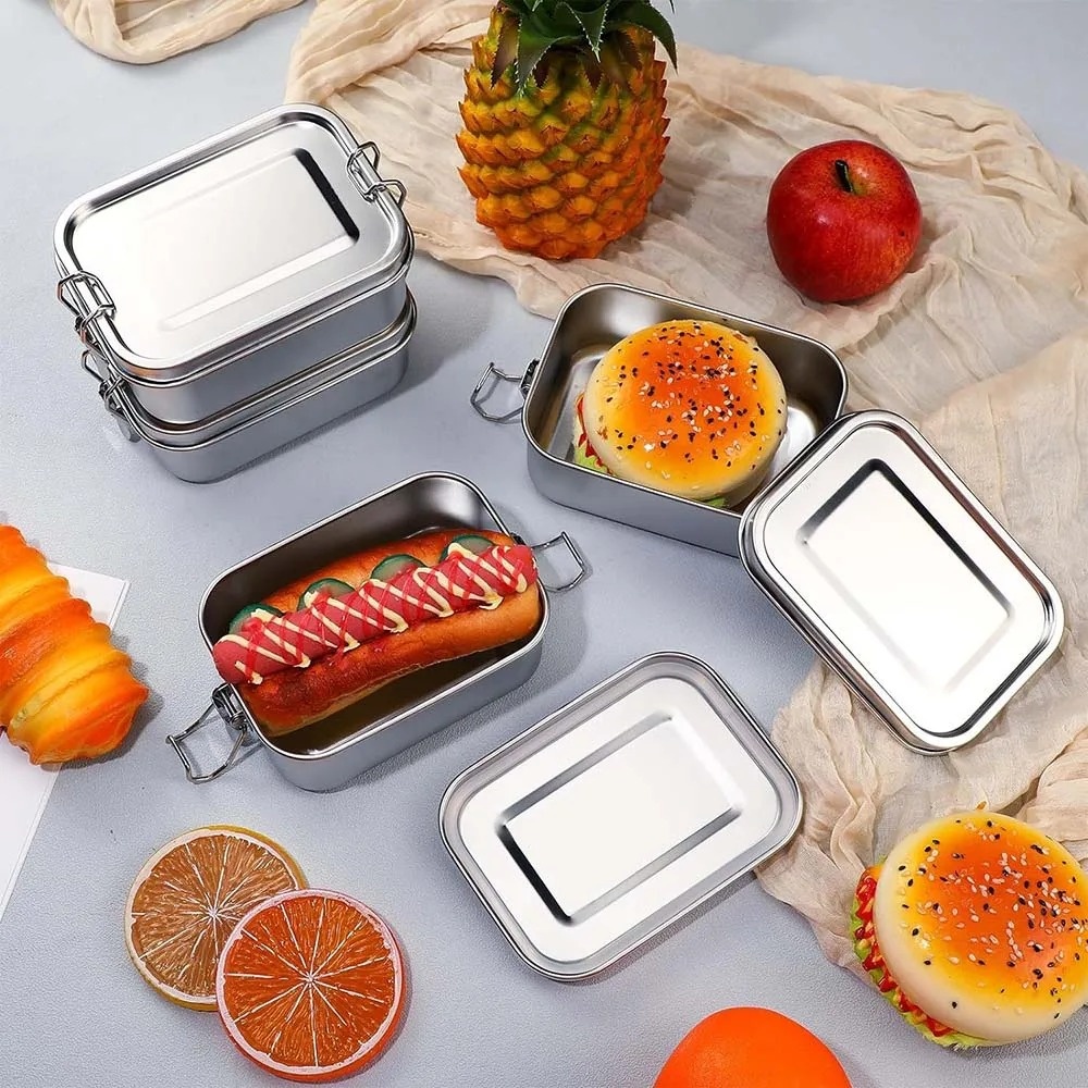 Stainless Steel Bento Box Meta - огляд і ціна Meal Prep Tupperware